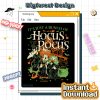 Retro Disneyland Hocus Pocus PNG – Sanderson Sisters PNG, Mickey's Not So Scary Halloween PNG