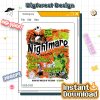 Nightmare Before Christmas Characters PNG – Jack Skellington Sally Oogie Boogie PNG, Trick or Treat PNG