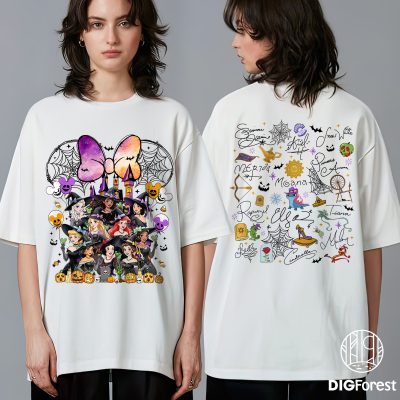 Disneyland Princess Halloween PNG – Watercolor Magical Castle, Halloween Girls Trip, Walt Disney World, Trick Or Treat