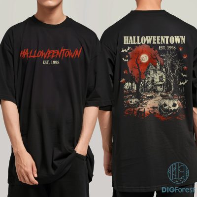 Retro Halloweentown PNG – Halloweentown University, Halloween Town Est 1998, Mickey’s Not So Scary, Spooky Fall Design