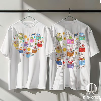 Princess Sidekicks Book Club PNG – Book Lover Gift PNG, Disneyland Reading PNG, Disneyland Librarian PNG, Team Teacher PNG