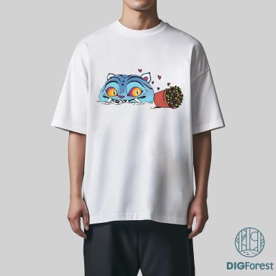 Demon Hunter Tiger PNG – K-pop Demon, Hunter Merch, Anime Design, Anime Lover Gift, Cute Blue Tiger Design