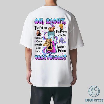 Vintage Oh Right That Poison Llama PNG – The Emperor's New Groove, Disneyland Trip Design