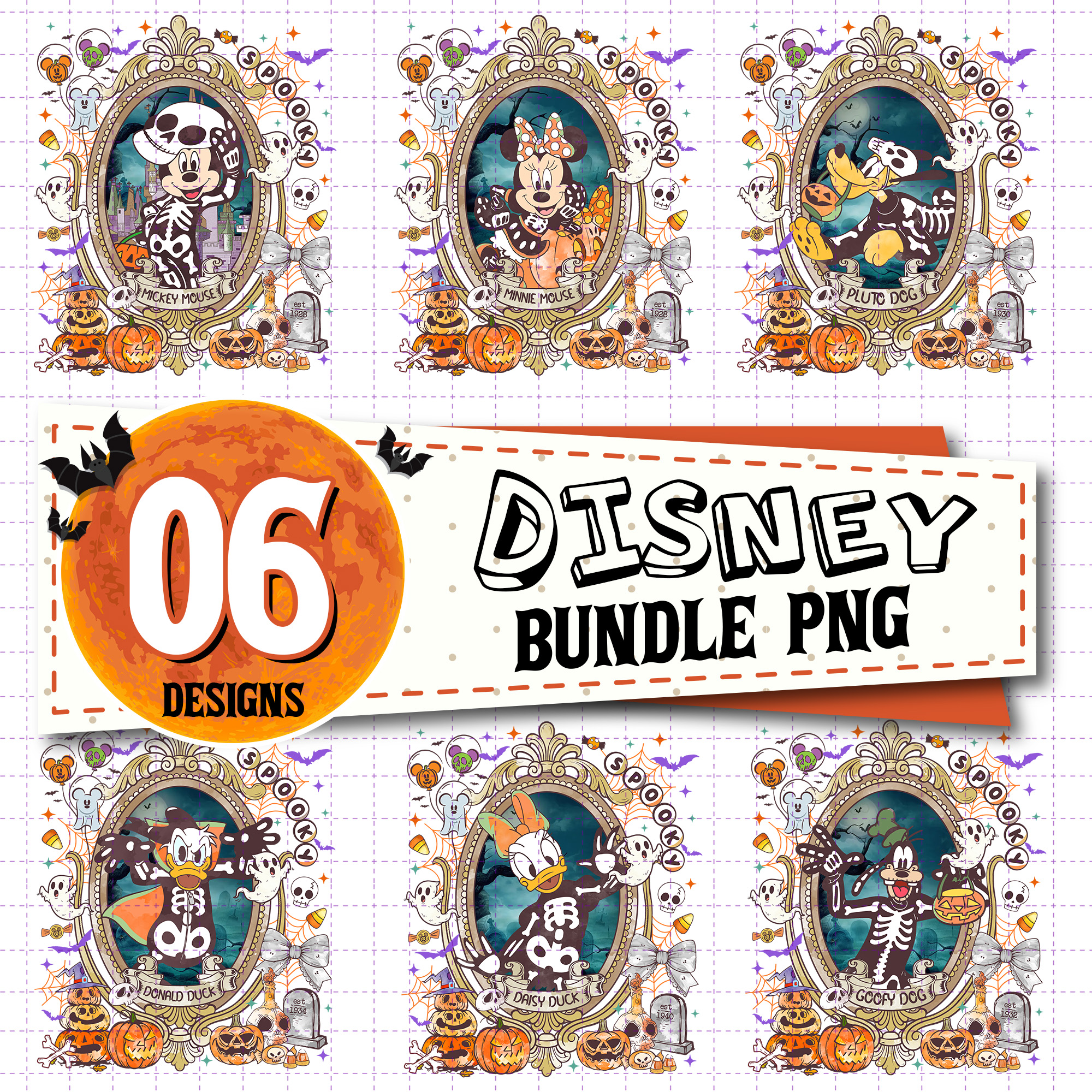 Mickey And Friends Skeleton Halloween PNG Bundle – Mickey Skeleton Coquette Bow, Disneyland Halloween, Trick Or Treat Design Mickey And Friends Skeleton Halloween PNG Bundle – Mickey Skeleton Coquette Bow, Disneyland Halloween, Trick Or Treat Design