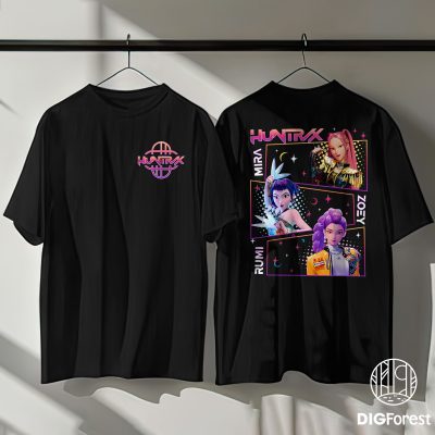 Halloween Kpop Demon Hunter PNG – Kpop Huntrix, Spooky Anime Design, Hunter Merch Design, Anime Lover Gift