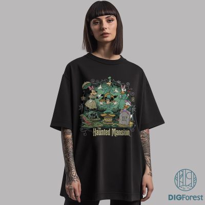 Vintage Disney Haunted Mansion PNG – Welcome Foolish Mortals, Mickey’s Not So Scary Halloween Design