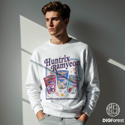 Huntrix Ramyeon PNG – Demon Hunter Movie Inspired PNG, Korean Noodle Aesthetic PNG, Kpop KPDH PNG