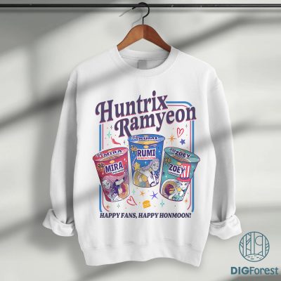 Huntrix Ramyeon PNG – Demon Hunter Movie Inspired PNG, Korean Noodle Aesthetic PNG, Kpop KPDH PNG