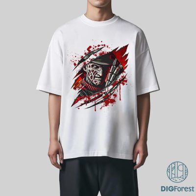 Freddy Krueger PNG – Nightmare on Elm Street PNG, Horror Movie PNG, Vintage Freddy PNG, Halloween Scary PNG