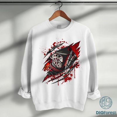 Freddy Krueger PNG – Nightmare on Elm Street PNG, Horror Movie PNG, Vintage Freddy PNG, Halloween Scary PNG