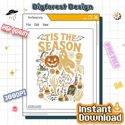 Retro Halloween PNG – Trick or Treat PNG, Halloween Party PNG, Costume PNG, Halloween Gift PNG