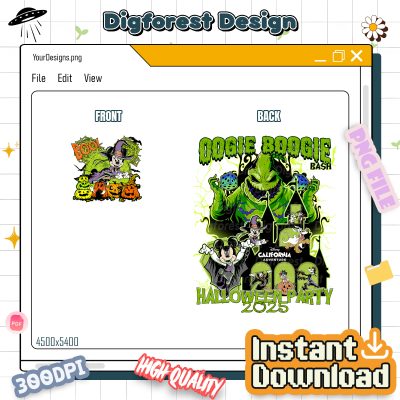 Minie Oogie Boogie Bash PNG – Mickey & Friends Halloween PNG, Disneyland California Adventure 2025 PNG