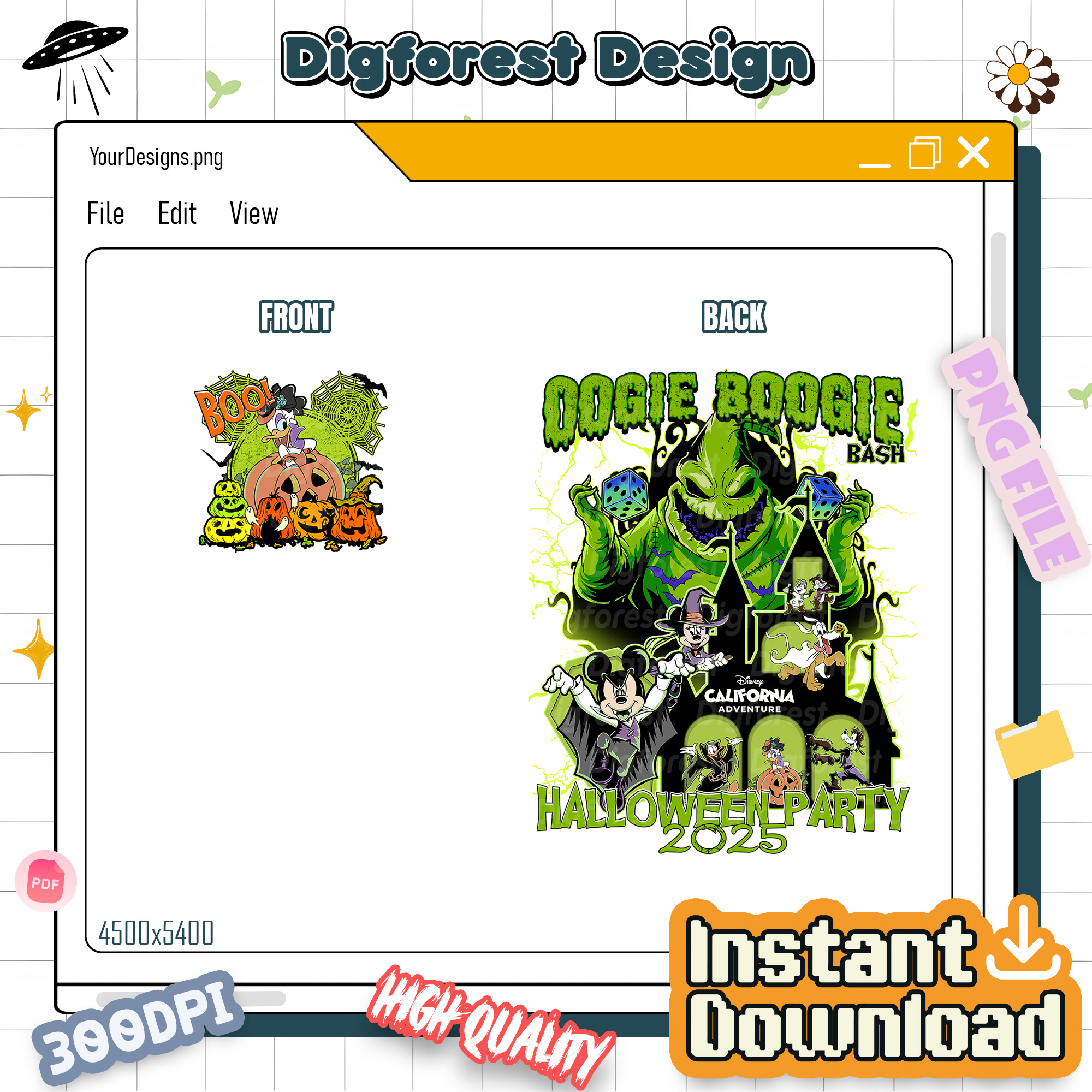 Daisy Oogie Boogie Bash PNG – Mickey & Friends Halloween PNG, Disneyland California Adventure 2025 PNG Daisy Oogie Boogie Bash PNG – Mickey & Friends Halloween PNG, Disneyland California Adventure 2025 PNG
