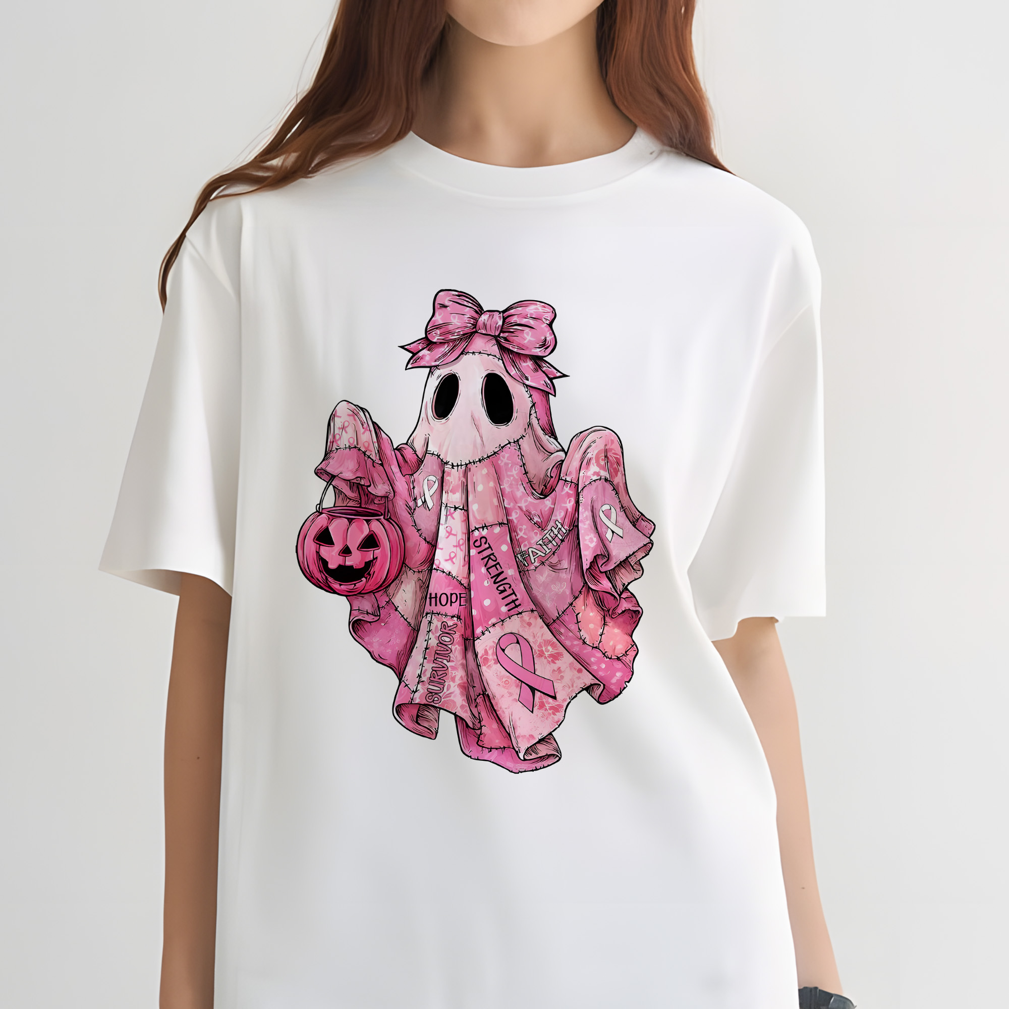 Breast Cancer Awareness Ghost PNG – Pink Ribbon PNG, Survivor Halloween PNG, Hope Strength Faith PNG Breast Cancer Awareness Ghost PNG – Pink Ribbon PNG, Survivor Halloween PNG, Hope Strength Faith PNG