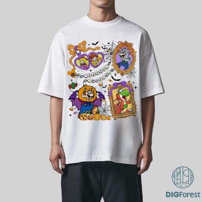 Coquette Super Mario Halloween PNG - Mario Halloween PNG, Magic Mirror Coquette PNG, Trick Or Treat