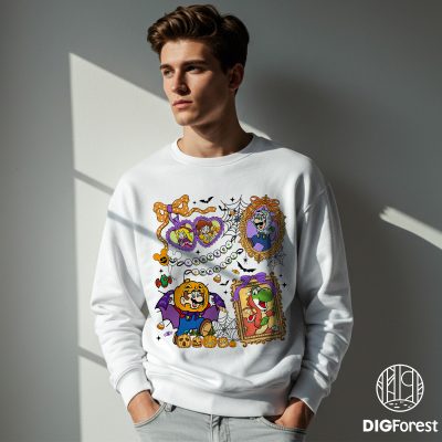 Coquette Super Mario Halloween PNG - Mario Halloween PNG, Magic Mirror Coquette PNG, Trick Or Treat