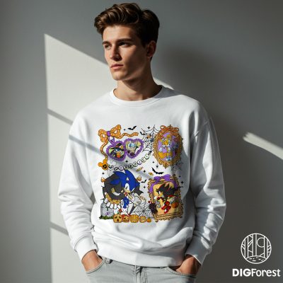 Coquette Sonic Halloween PNG - Sonic Halloween Costume, Trick Or Treat, Spooky Season, Halloween 2025