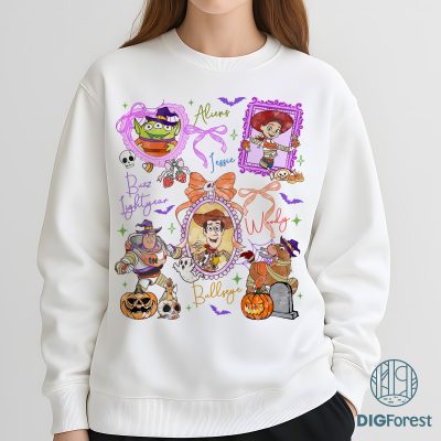 Coquette Bow Toy Story Halloween PNG - Disneyland Pixar Halloween, Coquette Bows Mirror Toy Story Halloween