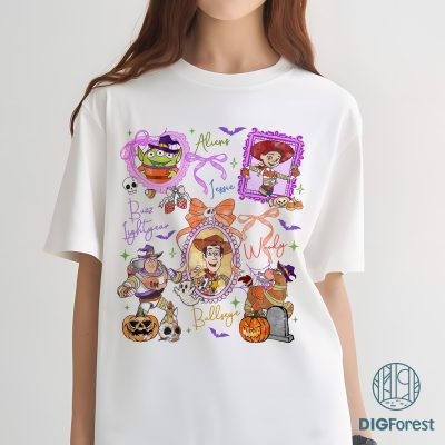 Coquette Bow Toy Story Halloween PNG - Disneyland Pixar Halloween, Coquette Bows Mirror Toy Story Halloween