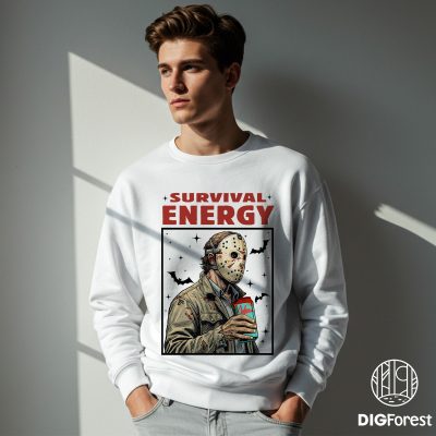 Jason Voorhees Halloween Horror Characters - Drink Alani Jason Voorhees PNG, Special T-Shirt Design, Horror PNG