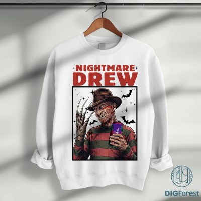 Freddy Krueger A Nightmare Elm Street PNG - Freddy Krueger Halloween Horror Characters, Drink Alani, Horror Fan Graphic