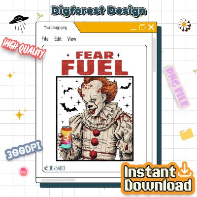 Pennywise Halloween PNG - Horror Character Pumpkin, IT Movie Clown PNG, Trick or Treat PNG, Drink Alani