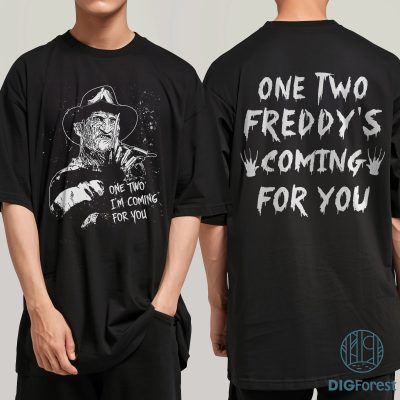 Freddy Krueger Halloween PNG - One Two Freddy’s Coming For You, Horror Movie Villain Digital PNG