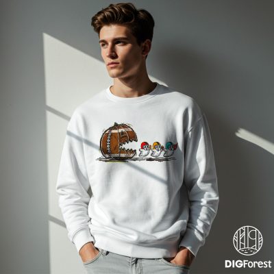 Trendy Halloween Pumpkin Chasing Ghost PNG - Halloween Costume, Spooky Season, Fall Vibes, Funny Boo Ghost Design