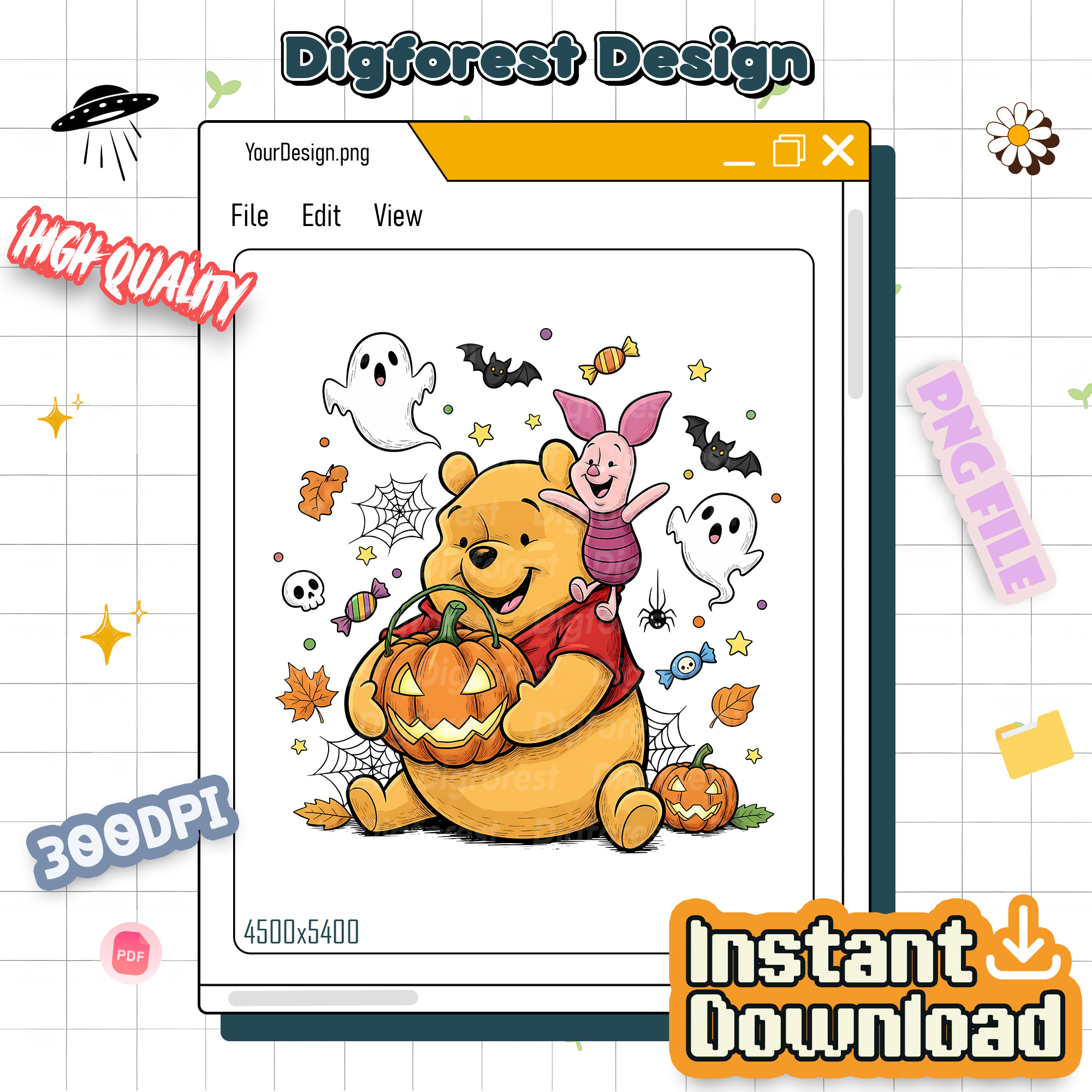Retro Winnie The Pooh Halloween PNG - Pooh & Friends Halloween PNG, Pooh Family, Spooky Season Halloween Retro Winnie The Pooh Halloween PNG - Pooh & Friends Halloween PNG, Pooh Family, Spooky Season Halloween