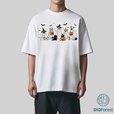 Cute Ghost Dog Halloween PNG - Halloween Dog Lovers, Spooky Season, Ghost, Funny Halloween Dog PNG