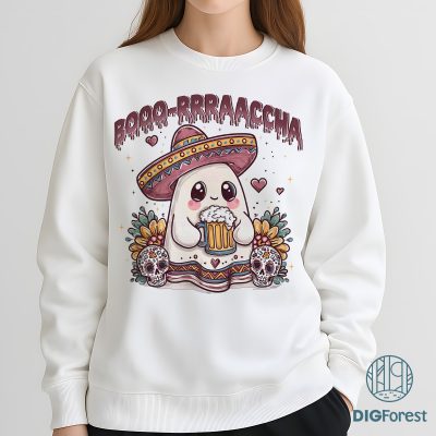 Boo rracha Halloween Ghost PNG - Halloween Costume, Funny Mexican Spanish, Latino Halloween, Comadre Crew