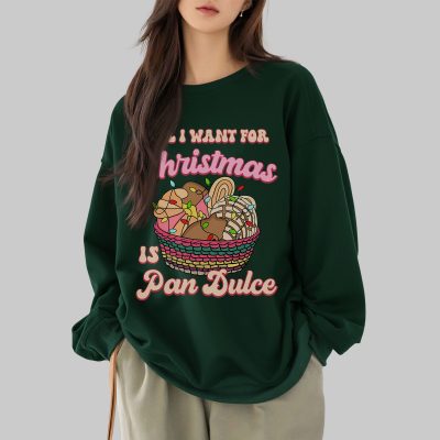 All I Want For Christmas Is Pan Dulce PNG - Mexican Christmas PNG, Spanish Holiday PNG, Tamales Christmas