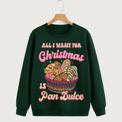 All I Want For Christmas Is Pan Dulce PNG - Mexican Christmas PNG, Spanish Holiday PNG, Tamales Christmas