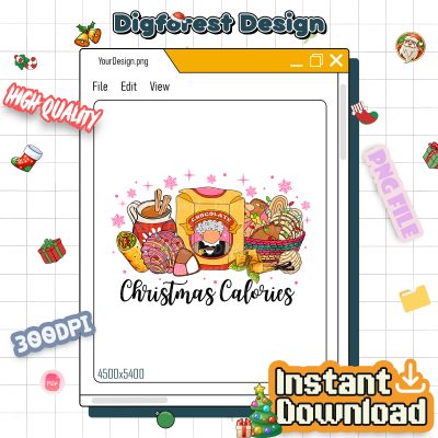 Mexican Christmas PNG - Pan Dulce PNG, Spanish Christmas Design, Mexican Chocolate, Funny Pink Holiday PNG