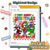 Very Merry Spidey Christmas PNG, Spider-Man and Friends PNG, MCU Christmas PNG, Disneyland Holiday Matching PNG