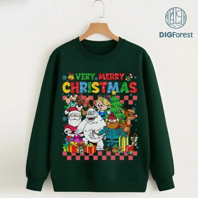 Rudolph The Red Nosed Reindeer PNG - Very Merry Christmas PNG, Holiday Season PNG, Christmas Gift PNG