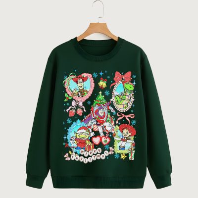 Disney Watercolor Toy Story Christmas PNG - Coquette Bow PNG, You've Got A Friend In Me PNG, Disneyland Xmas Party