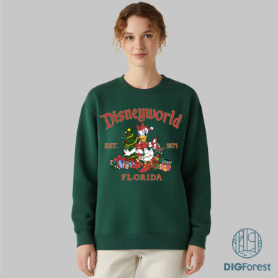 Daisy DisneyWorld Est 1971 Christmas PNG - Mickey and Friends PNG, Magic Kingdom Holiday PNG, Christmas 2025