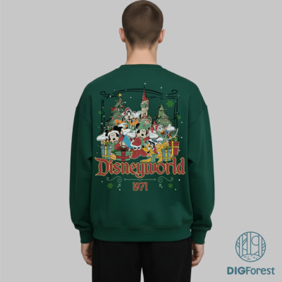 Goofy DisneyWorld Est 1971 Christmas PNG - Mickey and Friends PNG, Magic Kingdom Holiday PNG, Christmas 2025