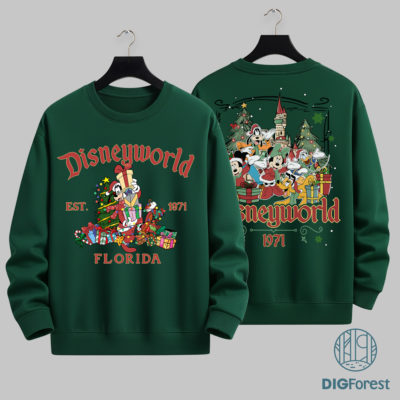 Goofy DisneyWorld Est 1971 Christmas PNG - Mickey and Friends PNG, Magic Kingdom Holiday PNG, Christmas 2025