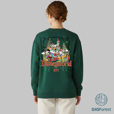 Minnie DisneyWorld Est 1971 Christmas PNG - Mickey and Friends PNG, Magic Kingdom Holiday PNG, Christmas 2025