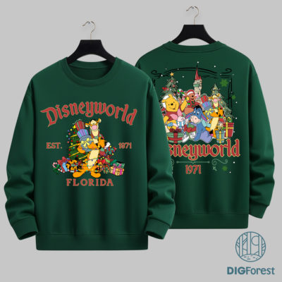Tigger DisneyWorld Est 1971 Christmas PNG - Winnie The Pooh and Friends PNG, Magic Kingdom Holiday Christmas 2025