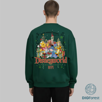 Eeyore DisneyWorld Est 1971 Christmas PNG - Winnie The Pooh and Friends PNG, Magic Kingdom Holiday Christmas 2025