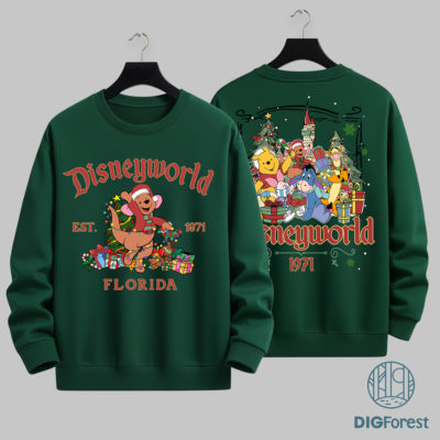 Roo DisneyWorld Est 1971 Christmas PNG - Winnie The Pooh and Friends PNG, Magic Kingdom Holiday Christmas 2025