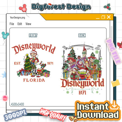 Jessie DisneyWorld Est 1971 Christmas PNG - Toy Story Christmas PNG, Magic Kingdom Holiday Christmas 2025