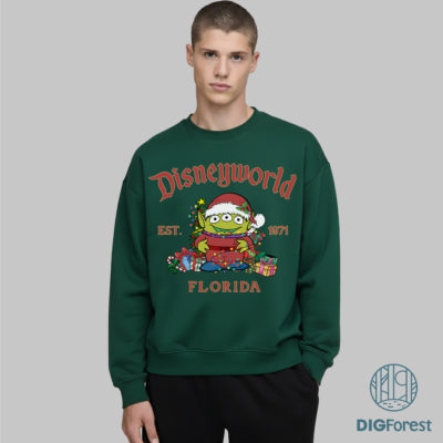 Little Green Aliens Lightyear DisneyWorld Est 1971 Christmas PNG - Toy Story Christmas PNG, Magic Kingdom Christmas 2025