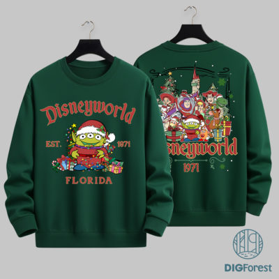 Little Green Aliens Lightyear DisneyWorld Est 1971 Christmas PNG - Toy Story Christmas PNG, Magic Kingdom Christmas 2025