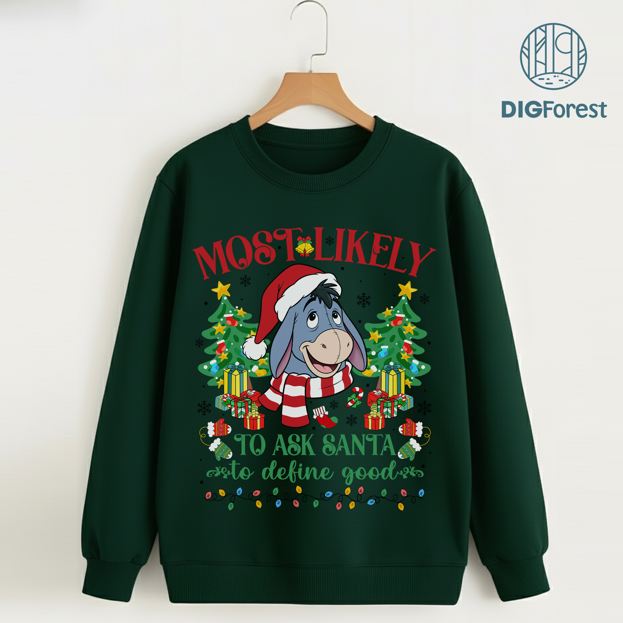 Eeyore Most Likely To Disney Christmas PNG - Funny Family Matching Pajamas PNG, WDW Disneyland Xmas Party 2025 Eeyore Most Likely To Disney Christmas PNG - Funny Family Matching Pajamas PNG, WDW Disneyland Xmas Party 2025