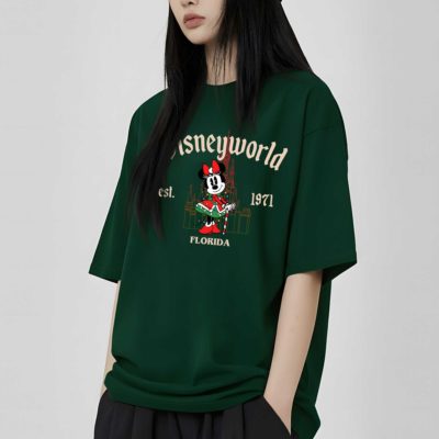 Disneyworld Est 1971 Minnie Characters Christmas PNG - Mickey And Friends Christmas PNG, Disneyland Family Xmas