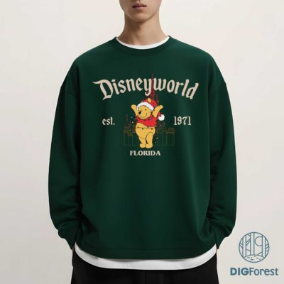 Disneyworld Est 1971 Pooh Characters Christmas PNG - Winnie The Pooh Christmas PNG, Disneyland Family Xmas Disneyworld Est 1971 Pooh Characters Christmas PNG - Winnie The Pooh Christmas PNG, Disneyland Family Xmas